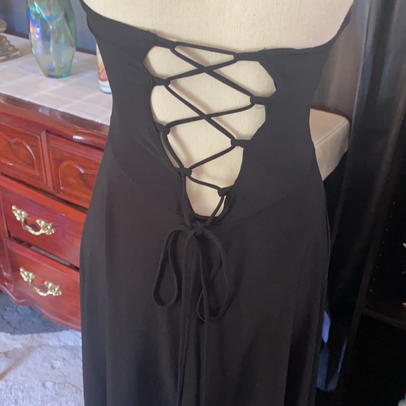 ❤️💕SEXY VENUS BLACK cut up DRESS❤️💕small - Picture 11 of 11